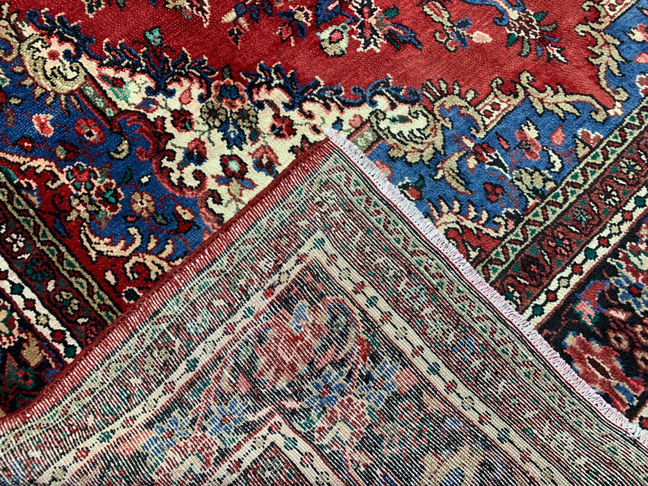 9'x12' Hand-Knotted Chobi Red/Navy Area Rug – KB Rugs