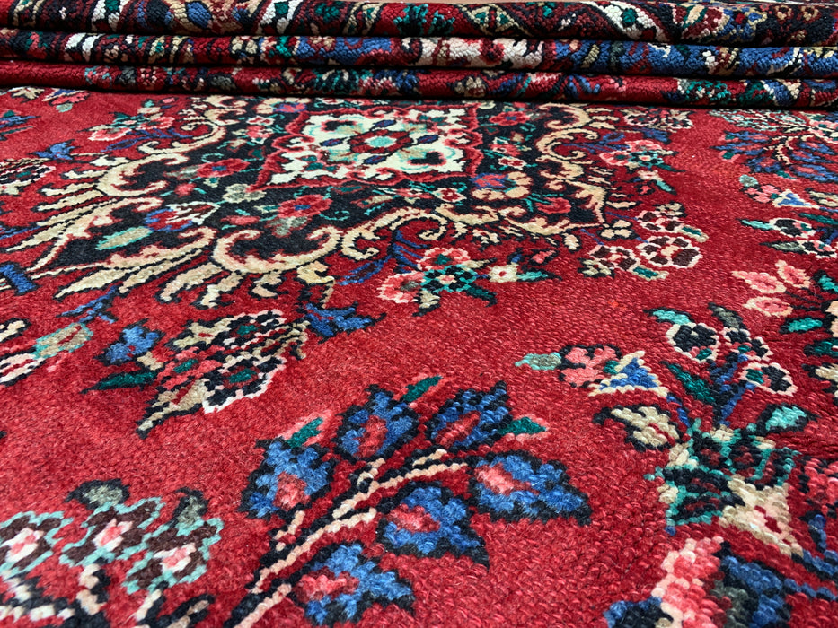 9'x12' Hand-Knotted Chobi Red/Navy Area Rug – KB Rugs