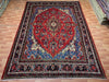 9'x12' Hand-Knotted Chobi Red/Navy Area Rug – KB Rugs