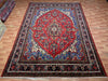 9'x12' Hand-Knotted Chobi Red/Navy Area Rug – KB Rugs