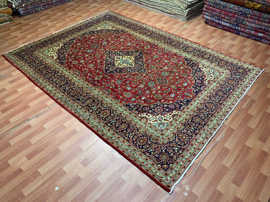 8'x10' Hand-Knotted Chobi Red/Multi Area Rug – KB Rugs