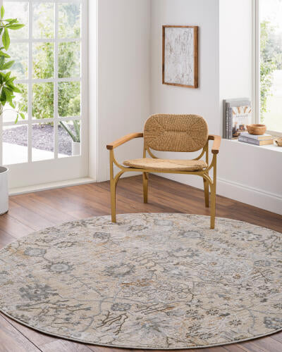 Brunswick Machine Woven Rug — Ivory / Gray | BWK-2311