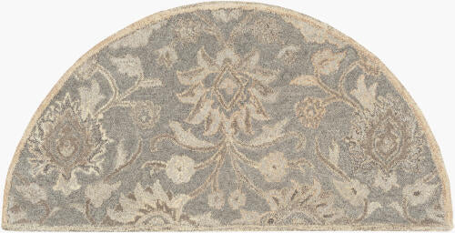 Caesar Handmade Wool Rug — Taupe / Ivory | CAE-1195