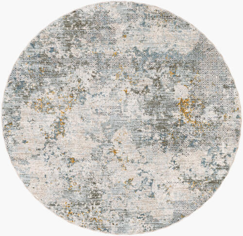 Livabliss Dresden Machine Woven Rug — Soft Teal / Taupe | DRE-2302