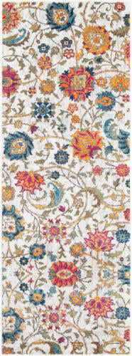 Livabliss Harput Machine Woven Rug — Multi / Ivory Floral | HAP-1074