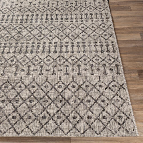 Livabliss Eagean Machine Woven Rug — Taupe / Charcoal | EAG-2334