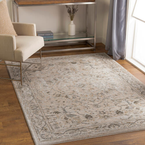 Brunswick Machine Woven Rug — Warm Beige / Taupe | BWK-2312 - colour & pattern