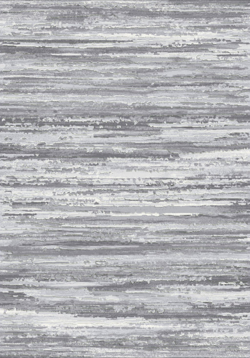 8'x10' Power-Loomed Contemporary Style Grey/Ivory Area Rug – KB Rug