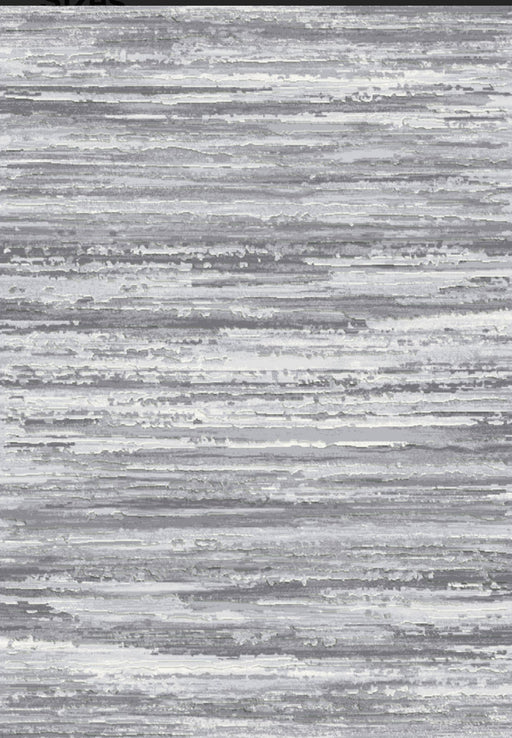 8'x10' Power-Loomed Contemporary Style Grey/Ivory Area Rug – KB Rug