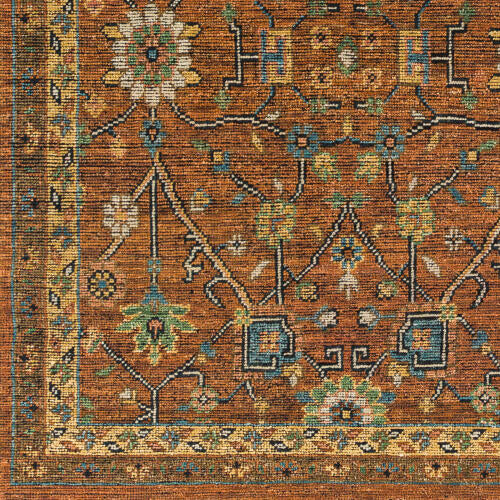 Reign Handmade Wool Rug — Rust / Multi | REG-2301