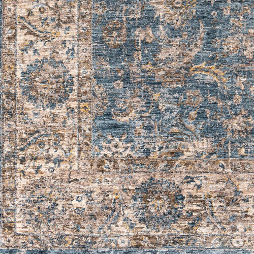 Livabliss Mirabel Machine Woven Rug — Blue / Beige | MBE-2305