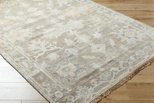 Antalya Handmade Wool Rug — Tan / Sage | ANT-2301