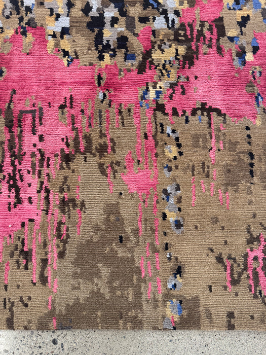 2'x3' 100% Wool Nepali Hand Knotted Area Rug