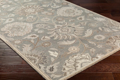 Caesar Handmade Wool Rug — Taupe / Ivory | CAE-1195