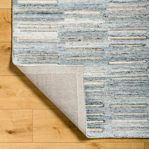 Calgary Handmade Rug — Blue / Gray | CGR-2306 - construction