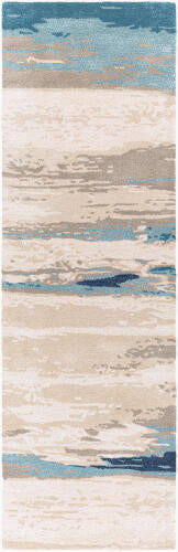 Kavita Handmade Rug — Blue / Sand | KVT-2306