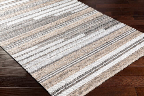 Azalea Handmade Rug — Black / Tan | AZA-2334