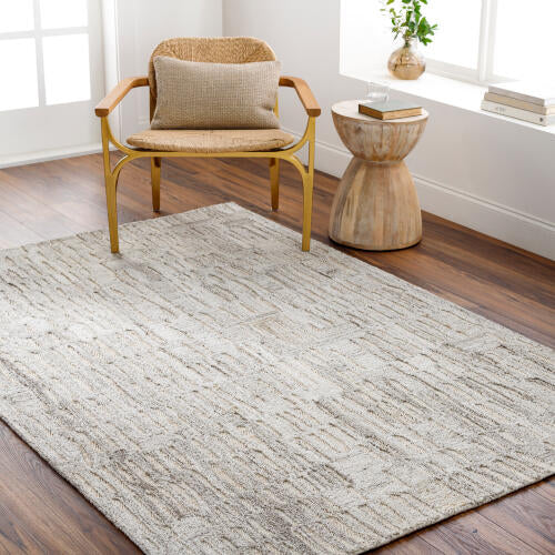 Calgary Handmade Rug — Light Gray | CGR-2300 - colour & pattern