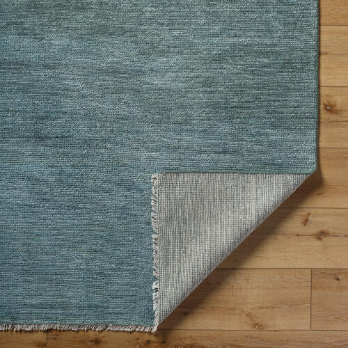 Epic Handmade Wool Rug — Teal / Slate | EPI-2305 - construction