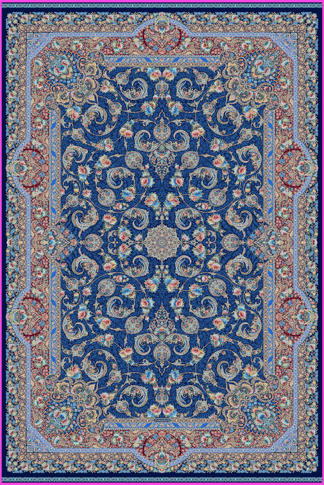 Custom Order Persian Machine-Made Artifical Silk Rug