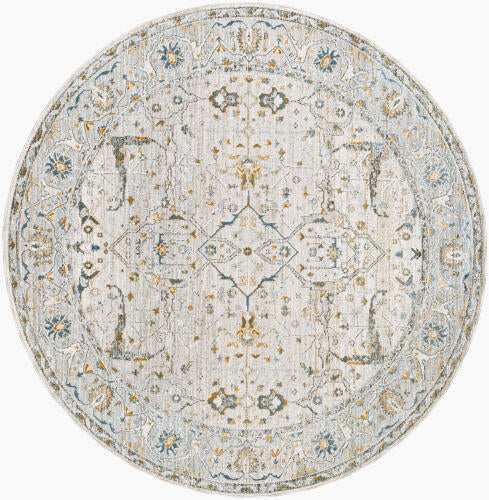 Livabliss Dresden Machine Woven Rug — Ivory / Mist | DRE-2309