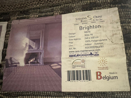 8'x10' Power-Loomed Contemporary Style Brown/Beige Area Rug – KB Rugs