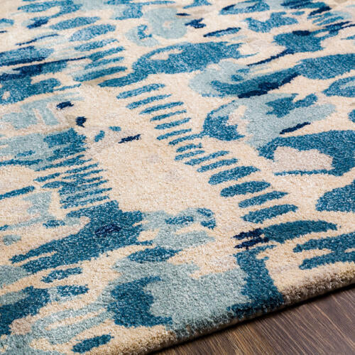 Kavita Handmade Rug — Blue / Ivory | KVT-2316