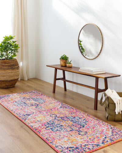 Livabliss Harput Machine Woven Rug — Multi / Orange | HAP-1062