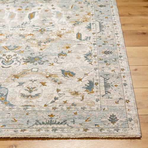 Livabliss  Dresden Machine Woven Rug — Ivory / Mist | DRE-2308