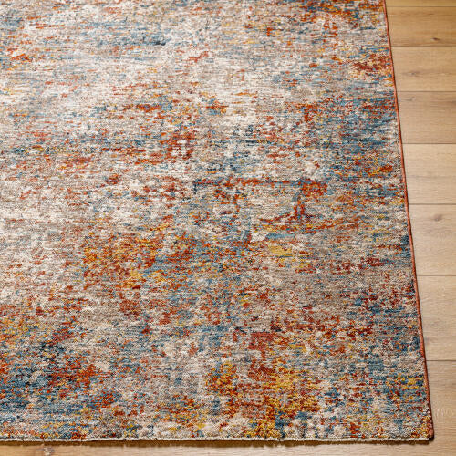 Livabliss Mirabel Machine Woven Rug — Dusty Coral / Pale Blue | MBE-2300