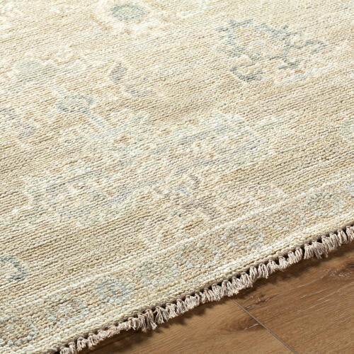 Antalya Handmade Wool Rug — Beige / Mist | AAT-2305