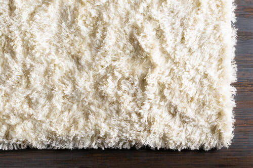 Ashton Handmade Plush Wool Blend Rug — Cream | ASH-1300