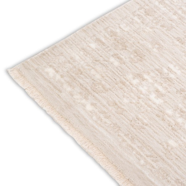 Greige Minimal Texture Rug – Easy-Care Turkish Powerloom (0.25" Pile)