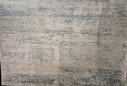 8'x10' Power-Loomed Contemporary Style Ivory/Blue Area Rug – KB Rugs