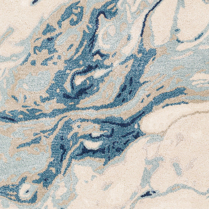 Kavita Handmade Rug — Navy / Light Beige | KVT-2315