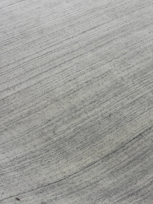 8'X10' Hand-Knotted Silverstone Wool Area Rug- Ivory/Grey