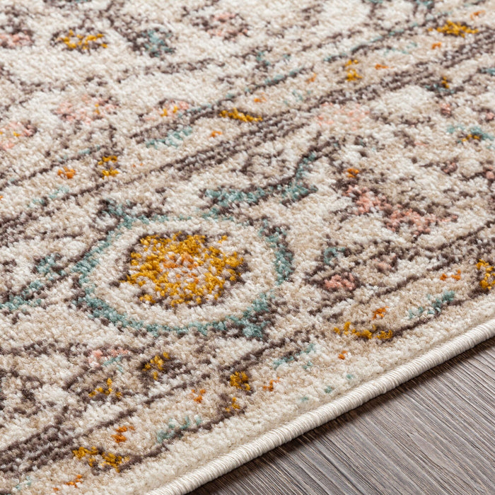 Ankara Machine Woven Rug — Ivory / Blush Multi | AKR-2332