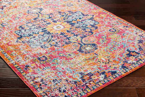 Livabliss Harput Machine Woven Rug — Multi / Orange | HAP-1062