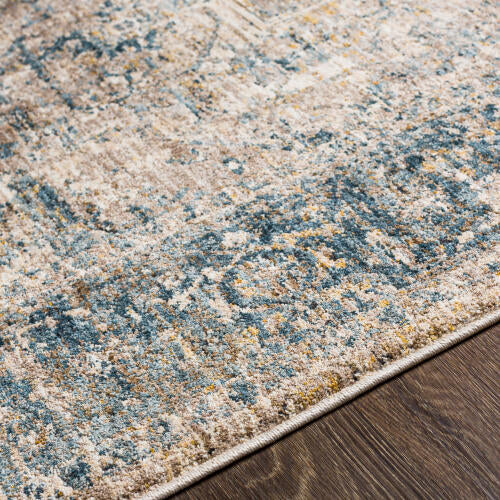 Livabliss  Mirabel Machine Woven Rug — Taupe / Denim | MBE-2312