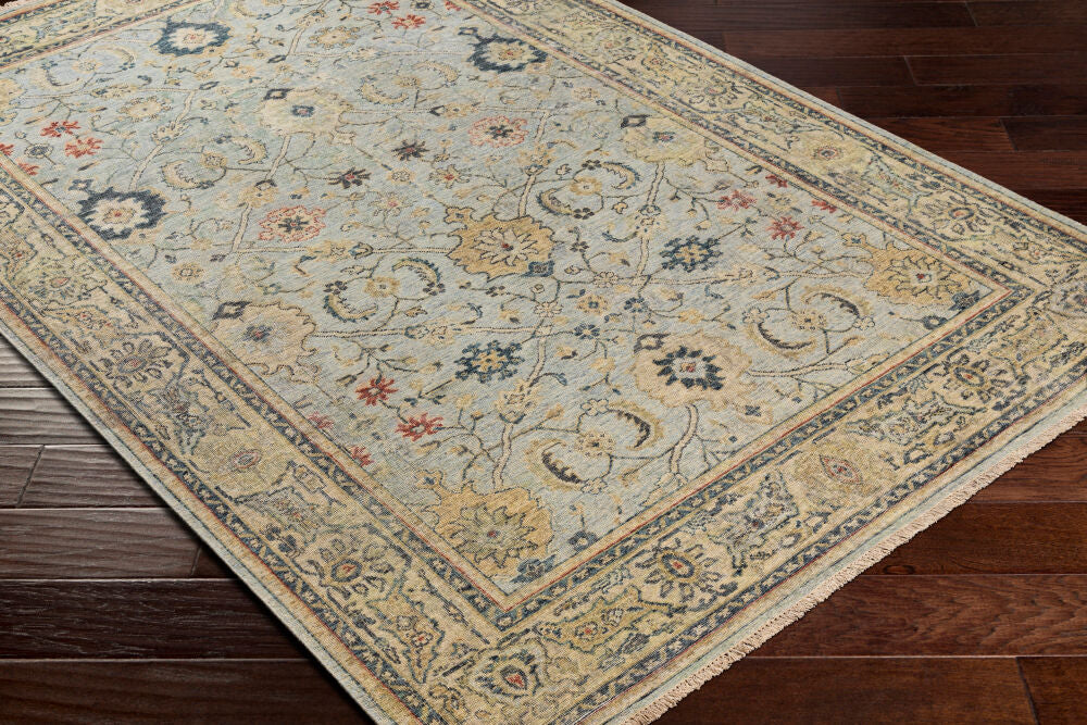 Anatolia Hand Knotted Rug — Olive / Tan | ANY-2300