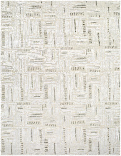 Amina Hand Knotted Rug — Beige / Light Sage | AMA-2303 - performance