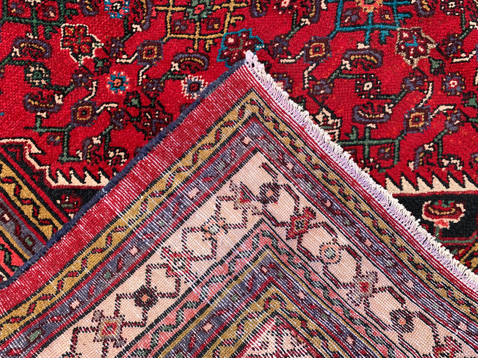 10'2 x 6'8 Hand-Knotted Persian Wool Rug - Red Tribal Medallion Area Rug - KBHM-672