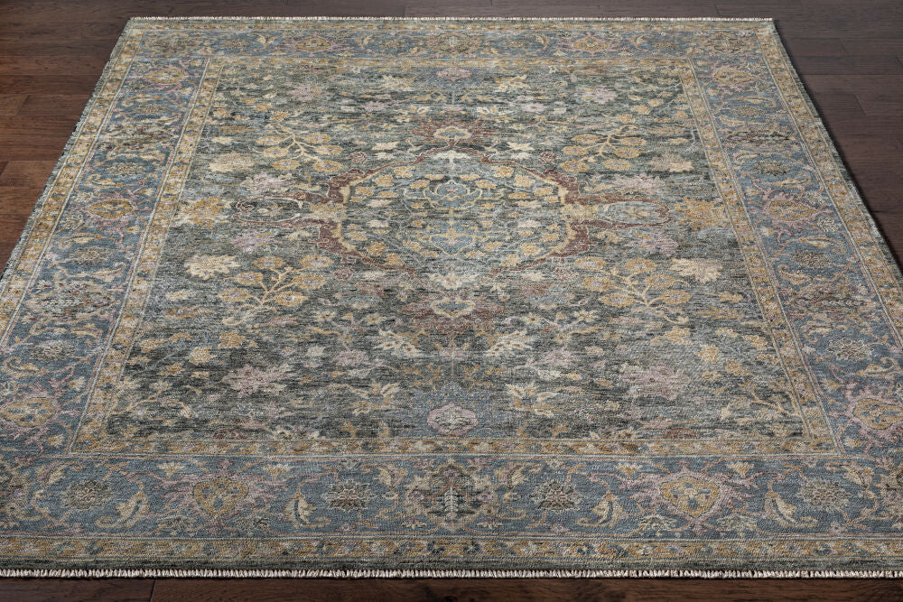 Anatolia Hand Knotted Rug — Olive / Mauve | ANY-2303