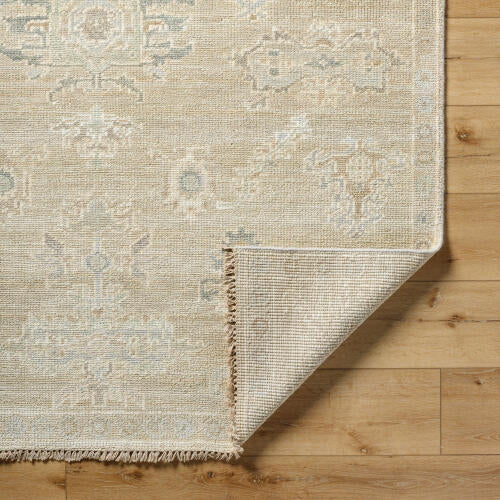 Antalya Handmade Wool Rug — Beige / Mist | AAT-2305