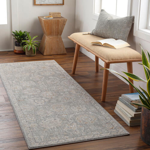 Avant Garde Machine Woven Rug — Dusty Sage / Light Beige (AVT-2335)