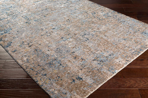 Livabliss Mirabel Machine Woven Rug — Taupe / Denim Multi | MBE-2303