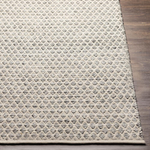 Azalea Handwoven Recycled PET Rug — Slate / Off-White | AZA-2306