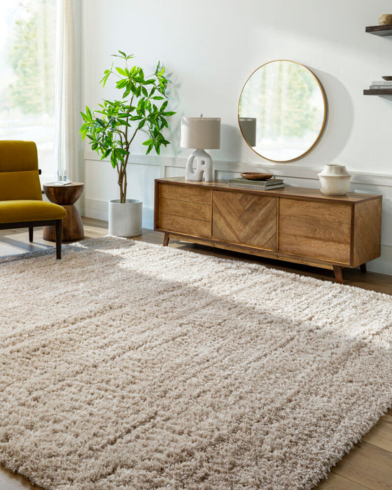 Angora Machine Woven Rug — Oatmeal | ANG-2301