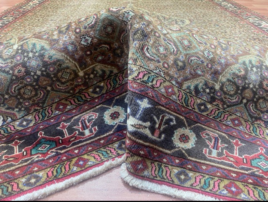 7'x10' Hand-Knotted Persian Green/Burgundy Area Rug – KB Rugs