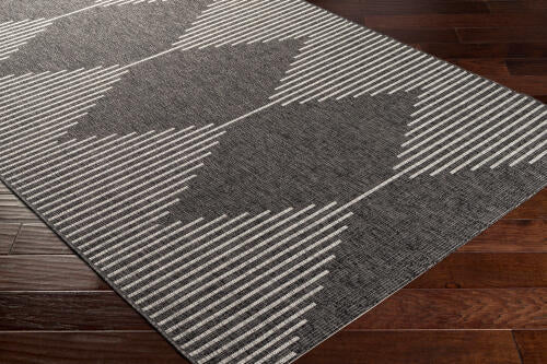 Livabliss Eagean Machine Woven Rug — Charcoal / Gray | EAG-2348